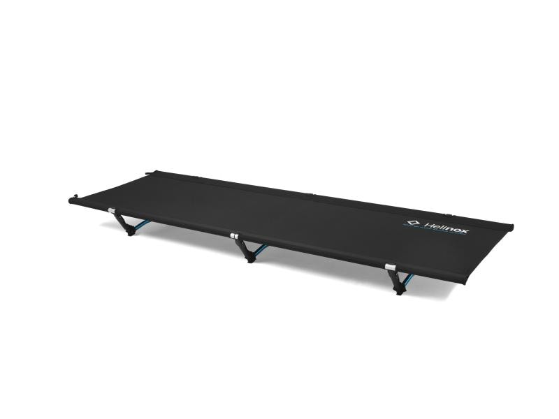 HELINOX Feldbett Cot One Convertible Long Black/Cyan Blue, Feldbett