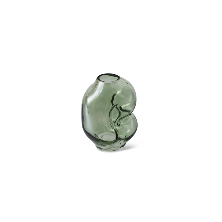 HKliving Gleam Glass vaas h18 Rose