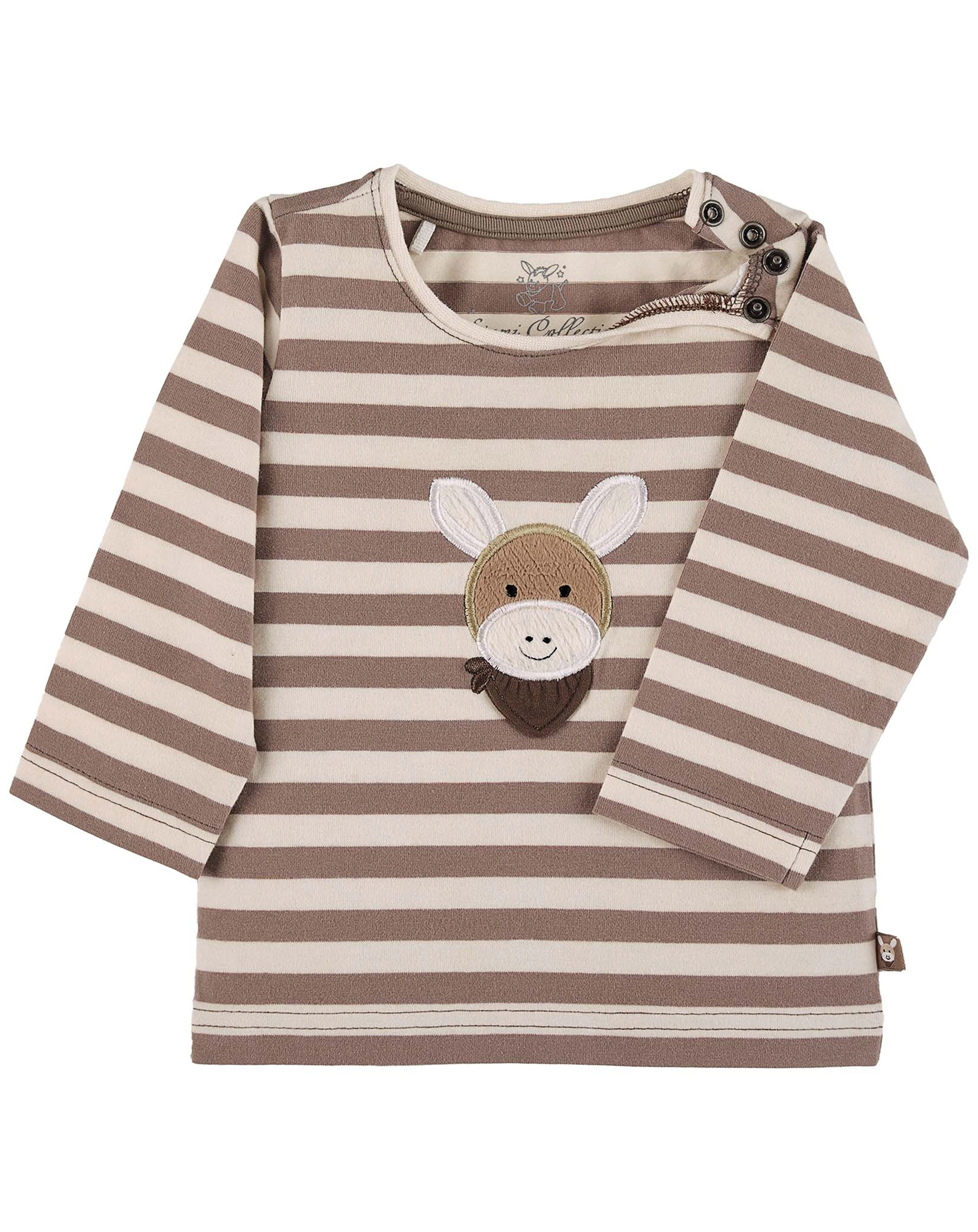 Langarmshirt EMMI mit Hose in braun