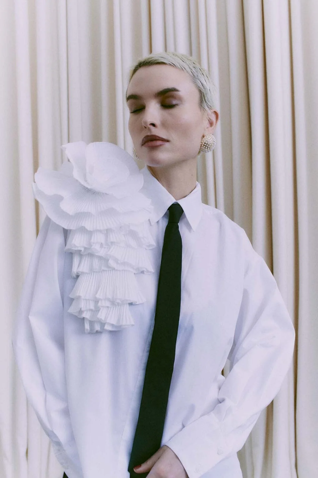 Copenhagen Muse Cmpleat-Frill-Shirt 203636