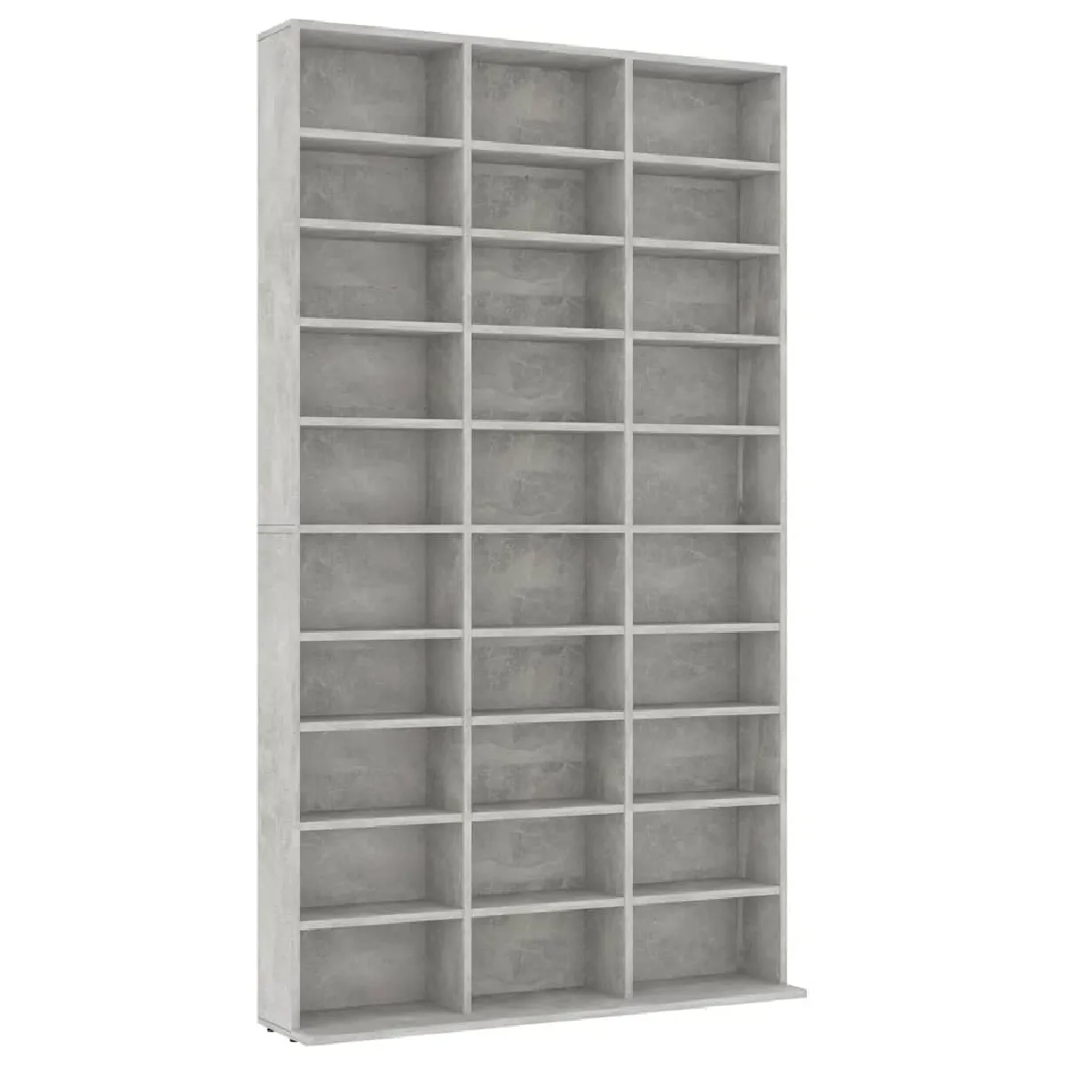 vidaxl Armoire à CD - Gris béton