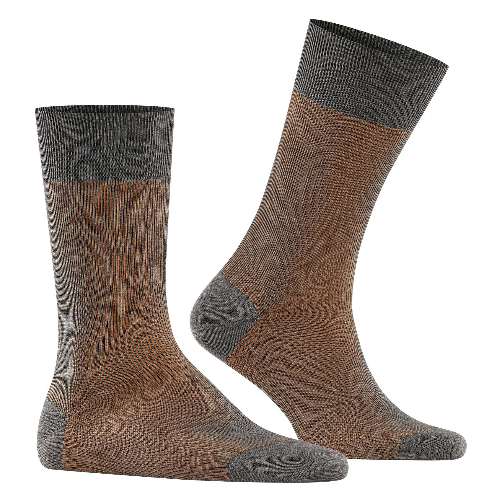 FINE SHADOW SO - Chaussettes hautes en coton mélangé | Gris