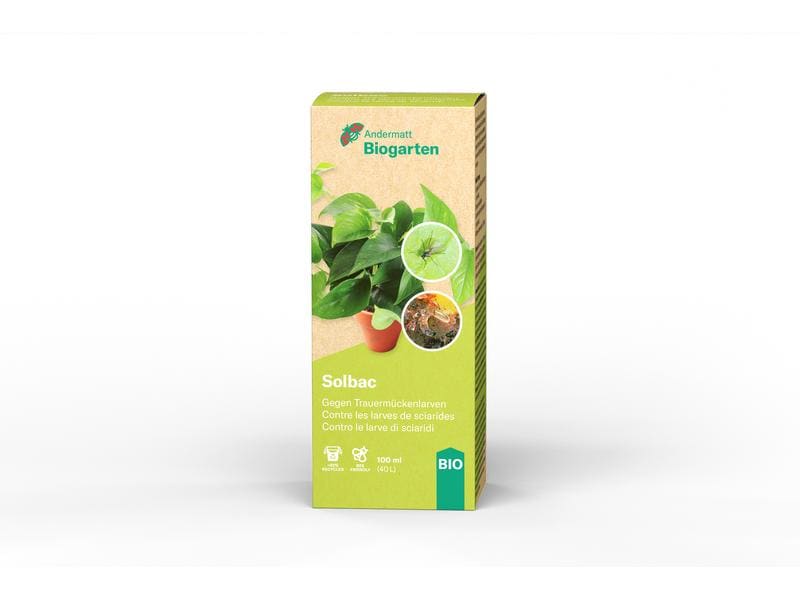 Andermatt Biogarten Pflanzenschutz BIO Solbac, 100 ml Gegen Trauermückenlarven