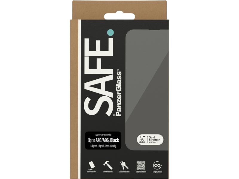 SAFE. Displayschutz Case Friendly OPPO A76/96 Display-Schutzfolie für das Oppo A76/A96