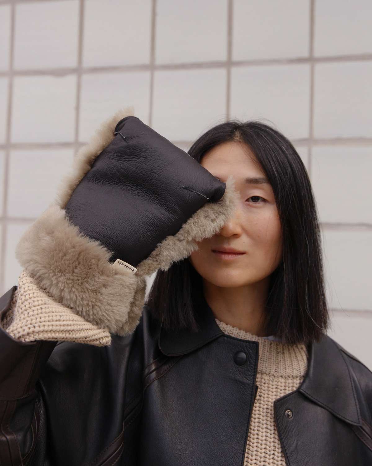 Håndmuffe Vogn – Lammeskin Merino | Buggy Mittens