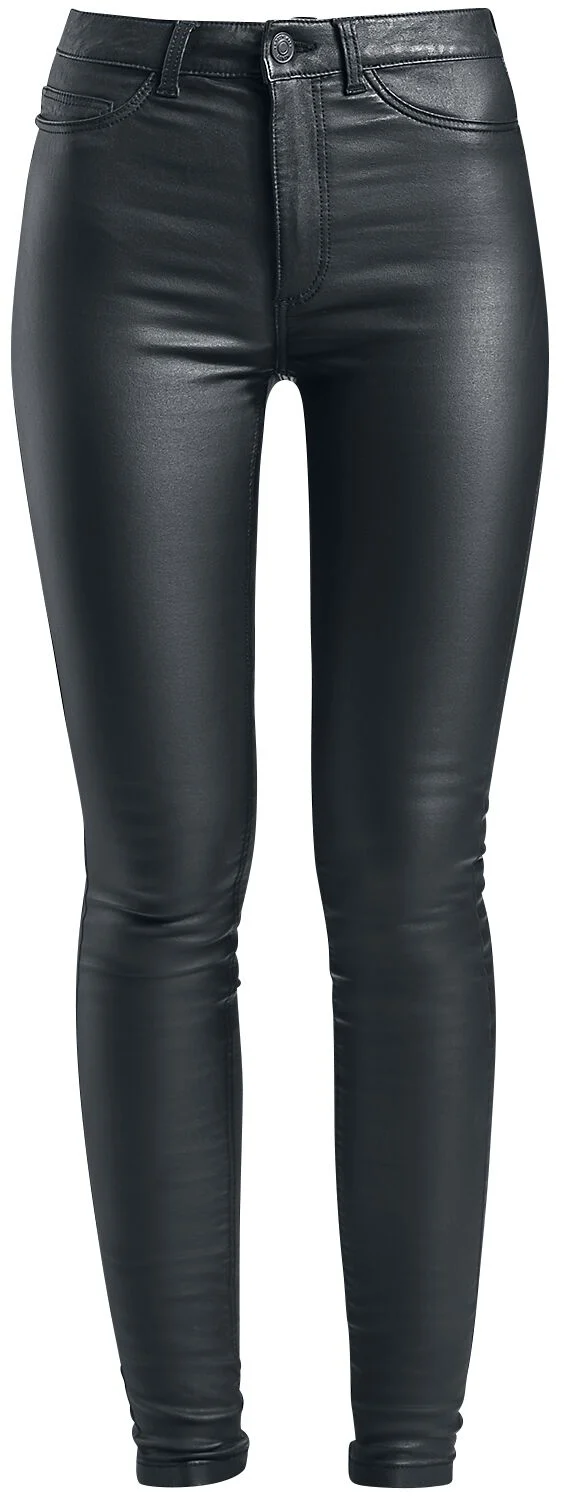 Pantalon Vernis Skinny Taille Haute Callie | Noisy May Jean