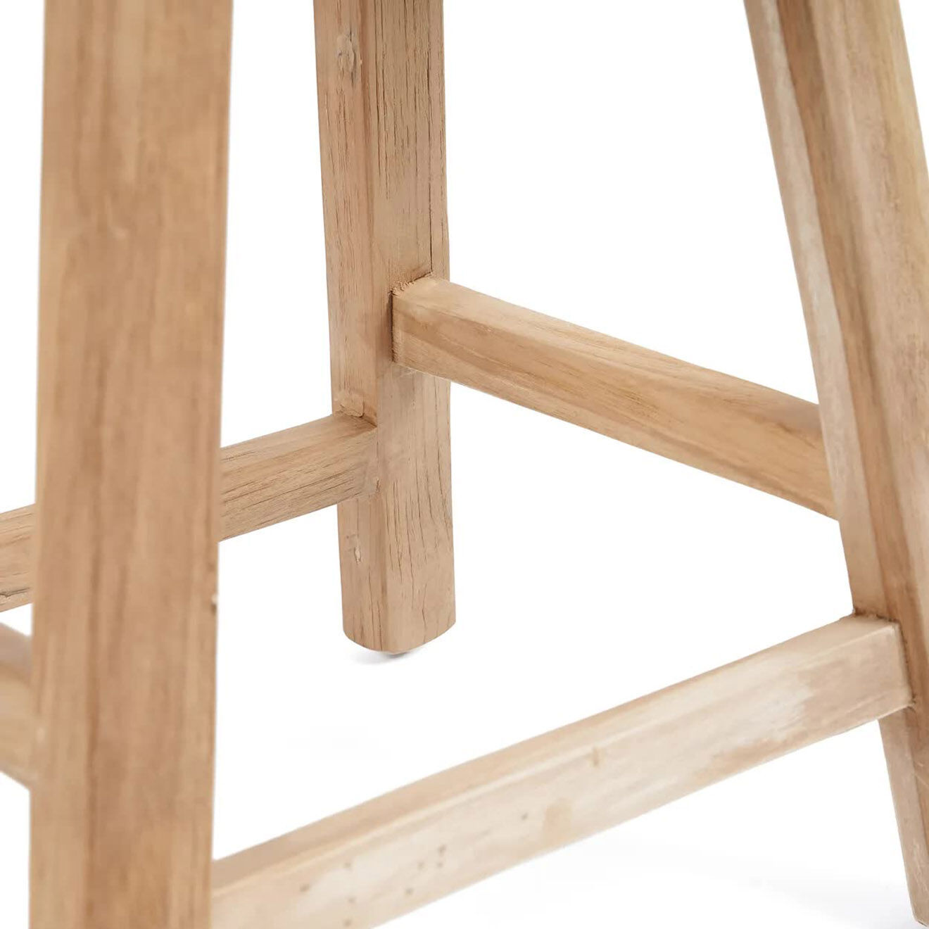 Bazar Bizar Tabouret Oriki naturelle - 45x29x46 cm