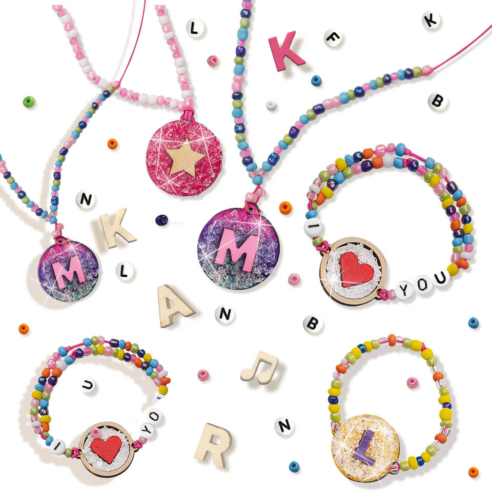 SES Creative Easy diamonds letter sieraden