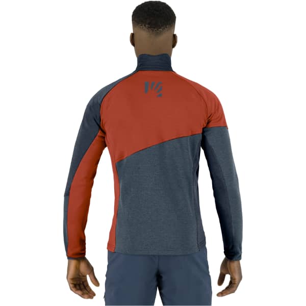 Veste polaire ski rando KARPOS FEDERA F-Z FLEECE STARGAZER/MIDNIGHT/FIERY RED