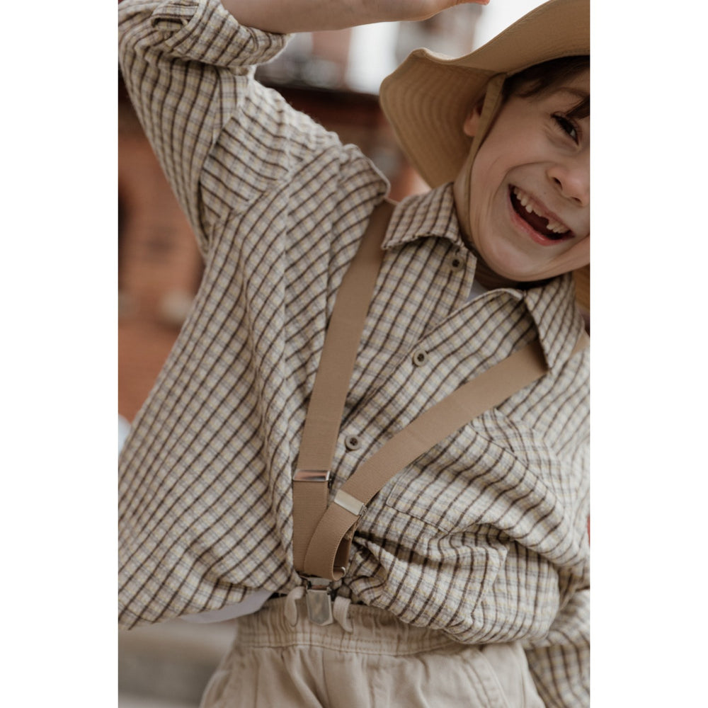 Køb Silly Silas Sand Brown Kids' Braces