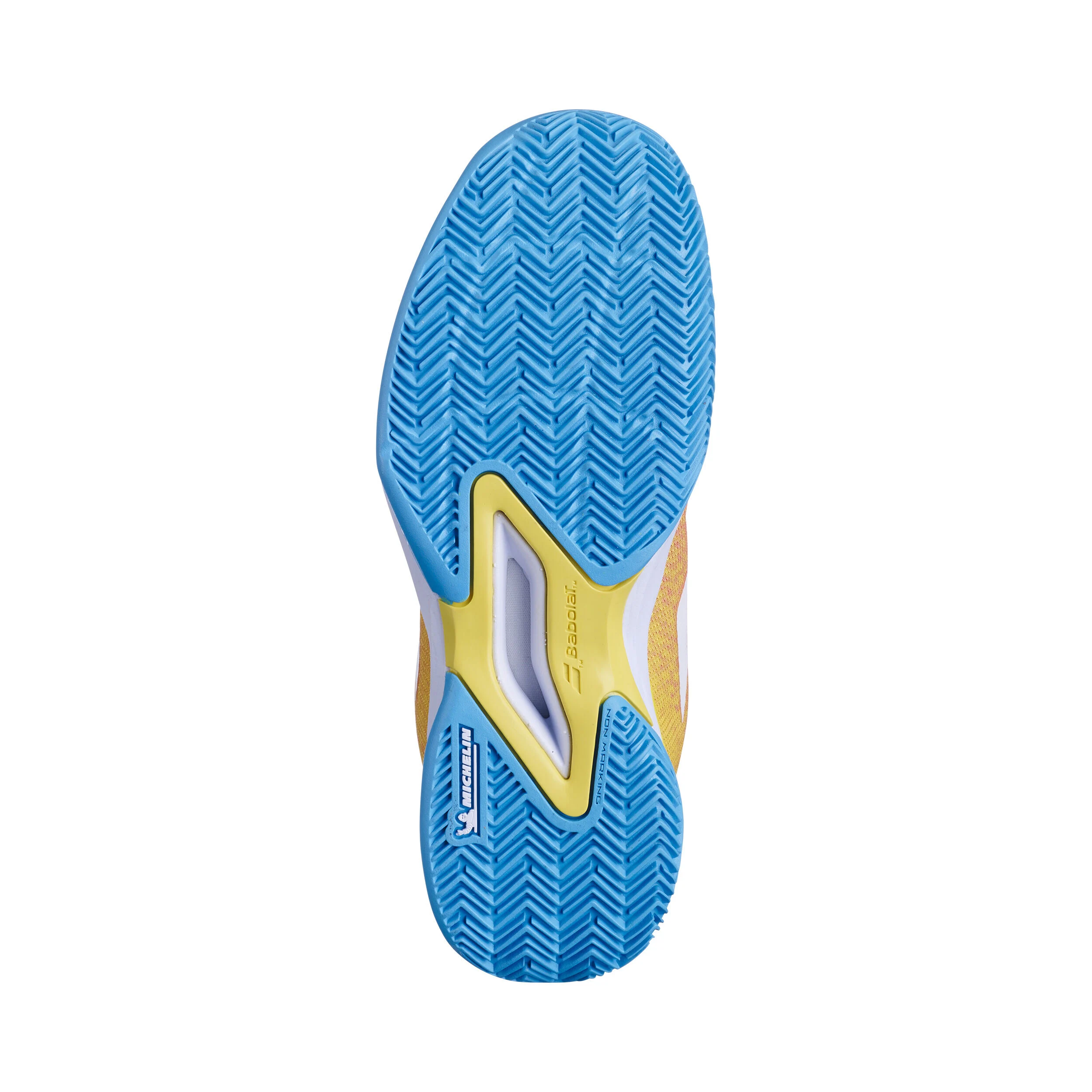 Babolat Jet Mach 3 CLAY Chaussure Terre Battue Enfants - Orange , Blanc