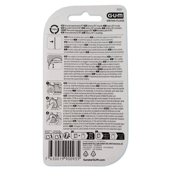 GUM® Ortho Floss (50 Anwendungen)