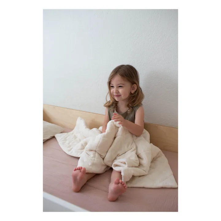 Soft Spot Drap-housse en coton bio 60x120 cm | Rose