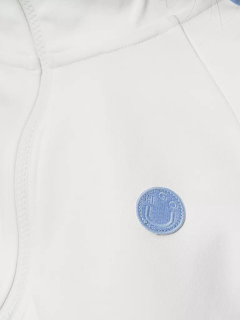 HUGO Sweatjacke DEMILIE_B weiss