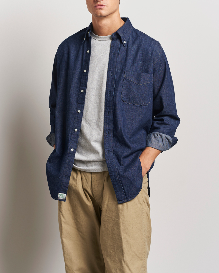 orSlow Denim Button Down Shirt One Wash