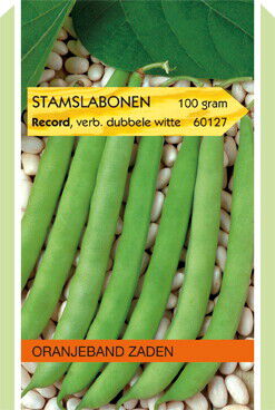 Oranjeband zaden Stamslabonen Record - Groentezaden - 100 Gram