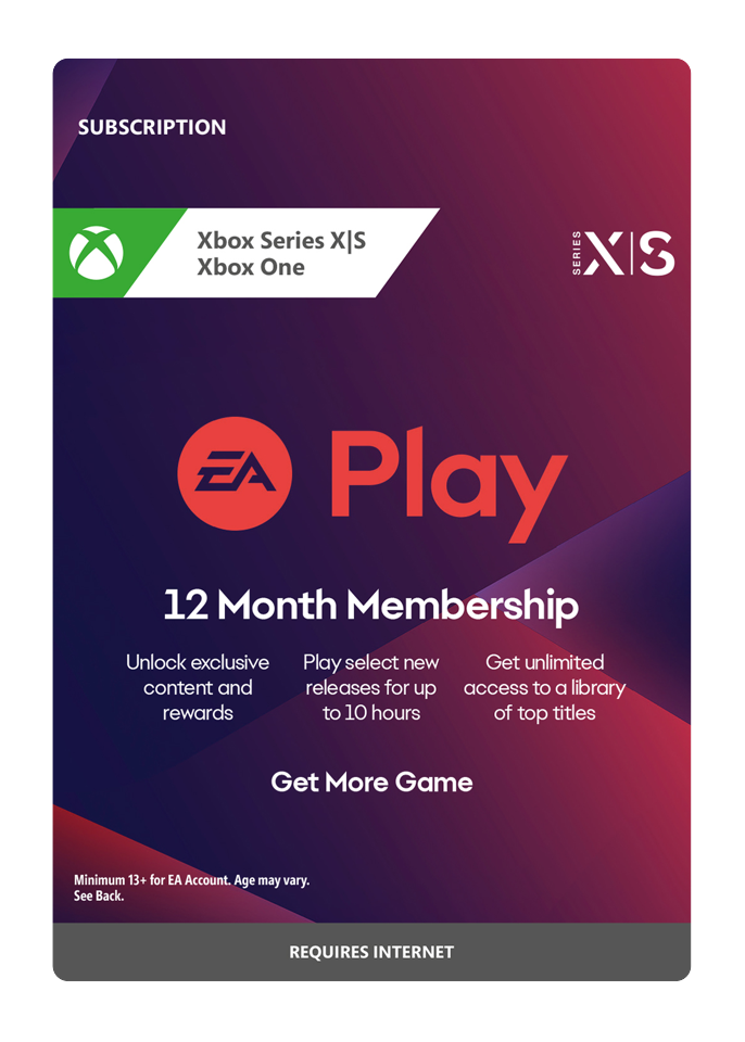 EA Play 12 Month Membership- Xbox One