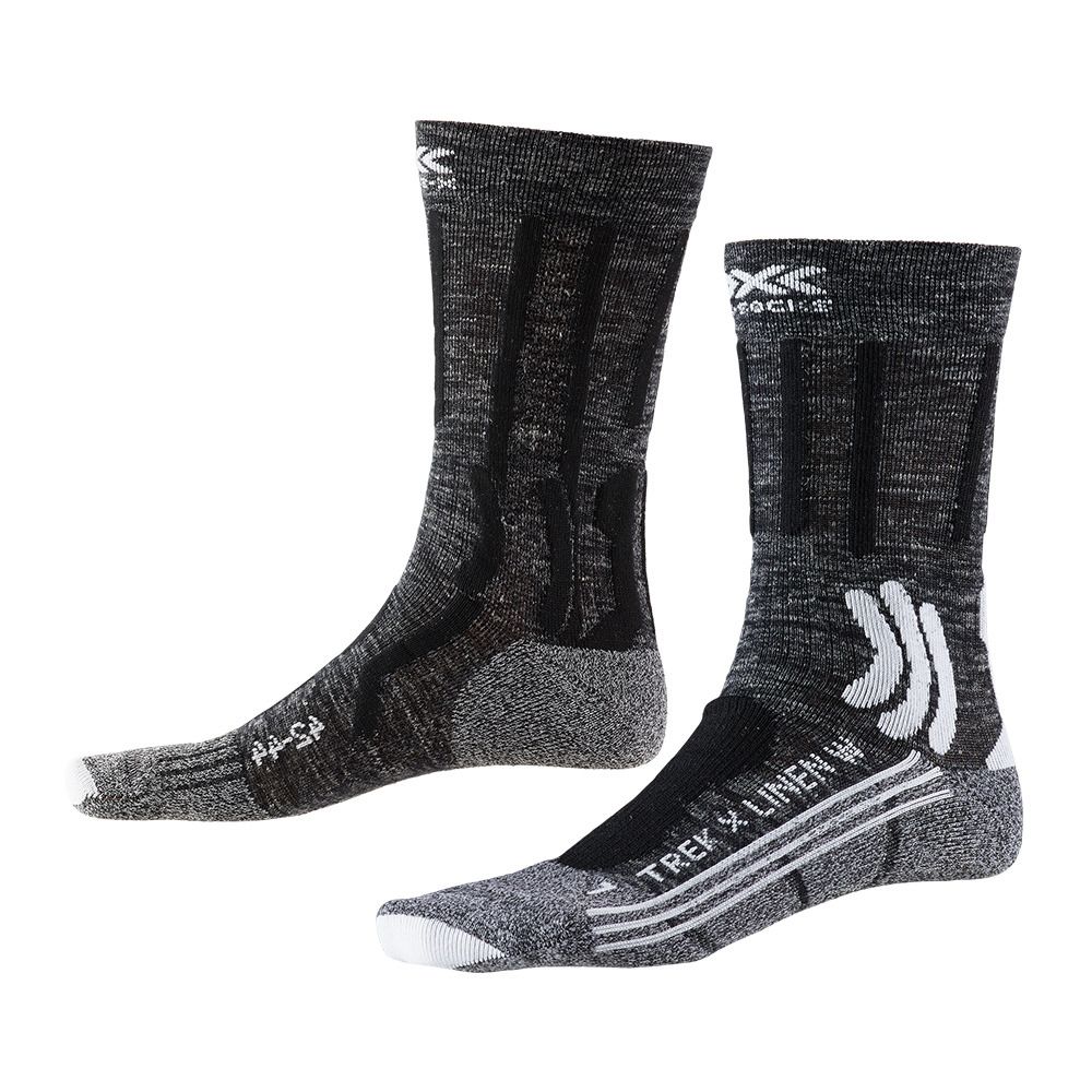 X-Socks TREK X LINEN - Chaussettes Femme gris/noir