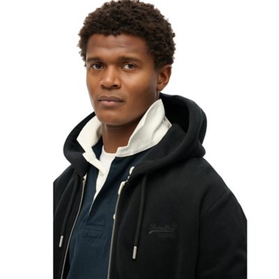 Sweatshirt zippé à capuche homme Essential Logo SUPERDRY