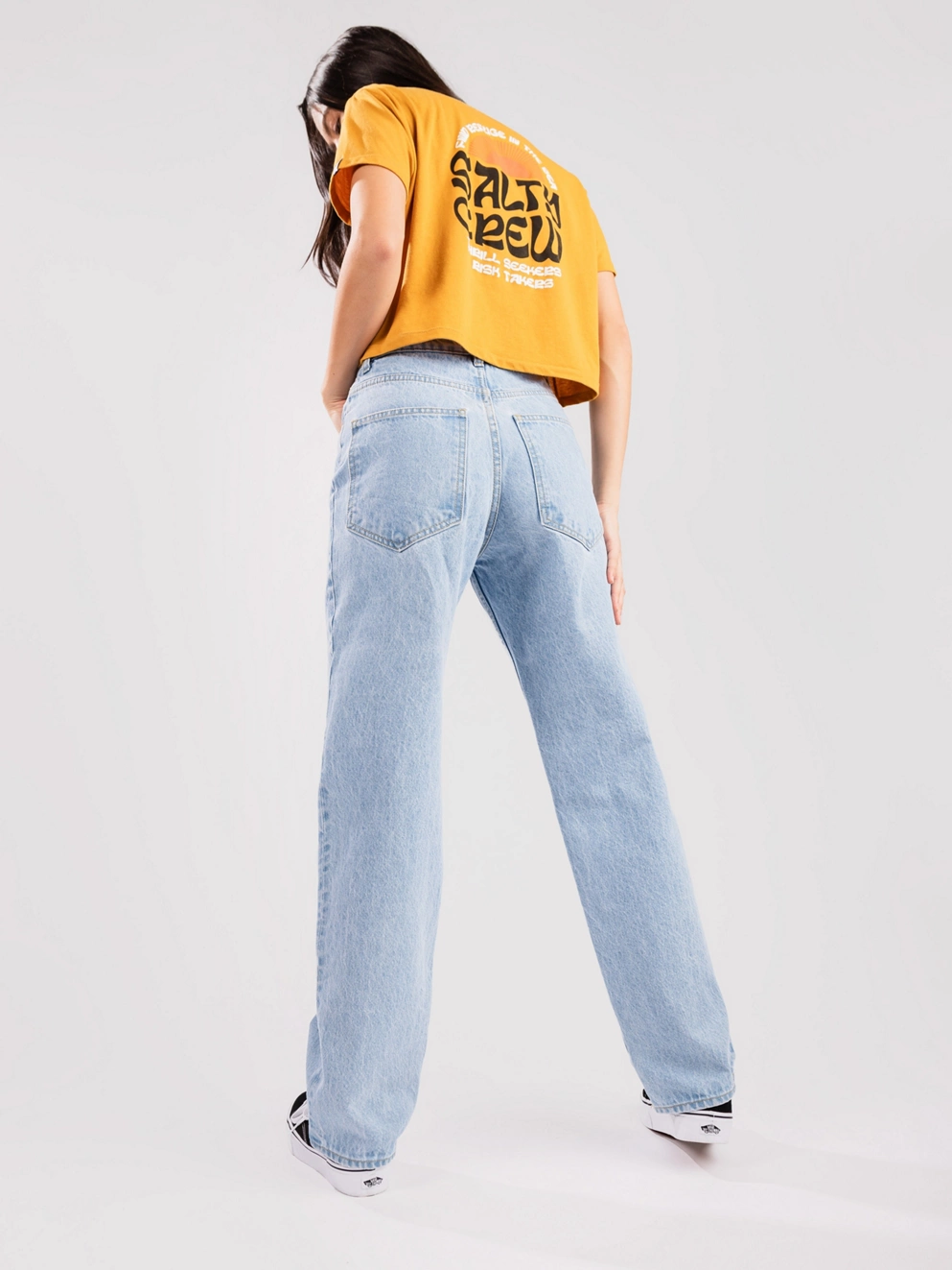REELL Betty Baggy Jeans origin light blue