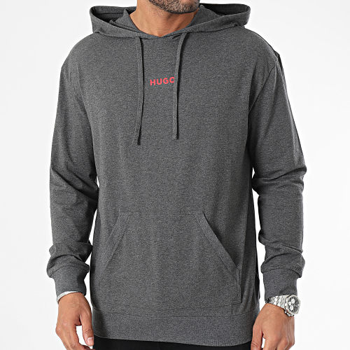 Sweat Capuche Linked 50505110 Gris Anthracite Chiné