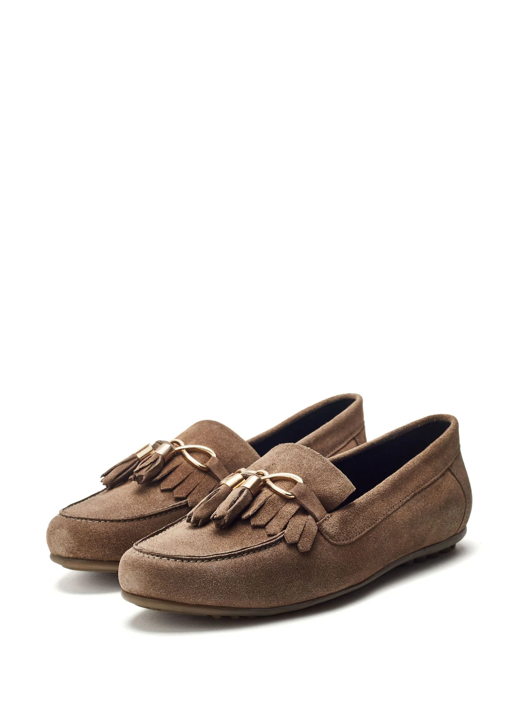 Natuurlijk - Moda in Pelle Essana Chain And Tassel Detail Moccasins
