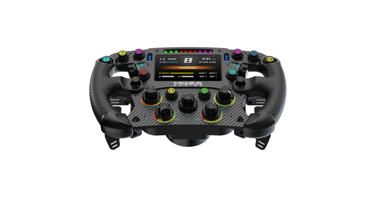 MOZAR12 V2 + FSR 2 + SR-P bundel  (Zwart, Basis, stuur en pedalen)