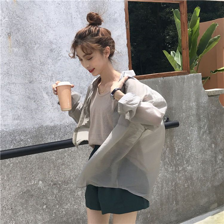 Monroll - Linnen tanktop / effen shirt / korte broek