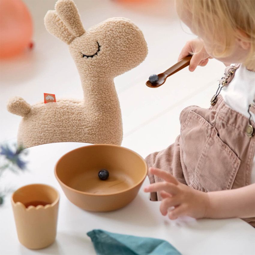 Kit vaisselle premier repas Kiddish sable - Ecru