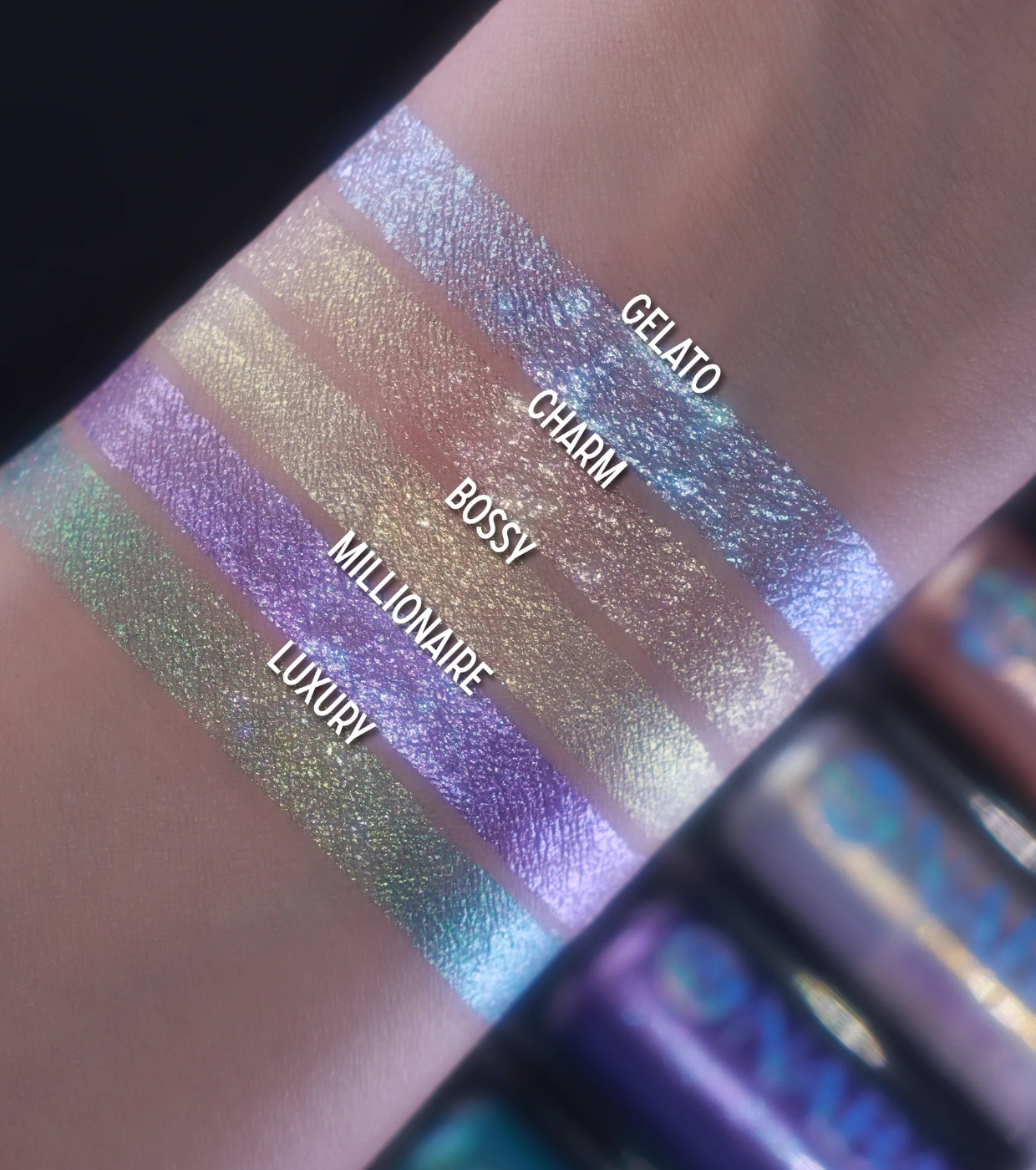 Naba Cosmetics - Sombra líquida holográfica - Charm