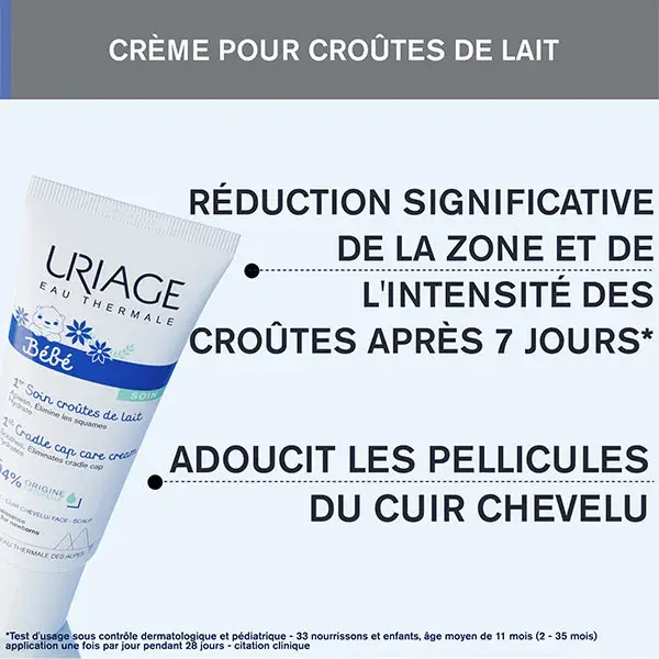 Uriage Baby 1st Calmante Purificante para Crosta Láctea 40ml