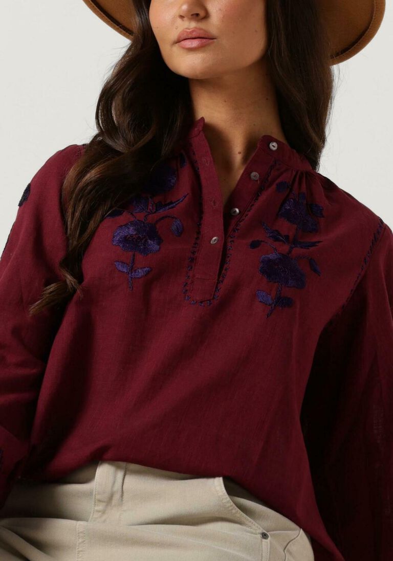 ANTIK BATIK bordeaux antik batik blouse isla blouse