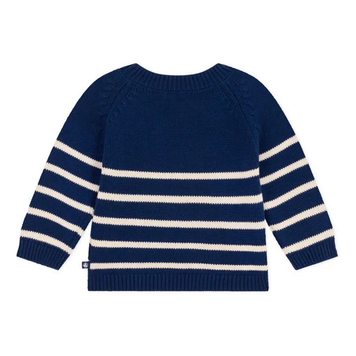 Petit Bateau Pull Marinière Mamouth | Bleu marine