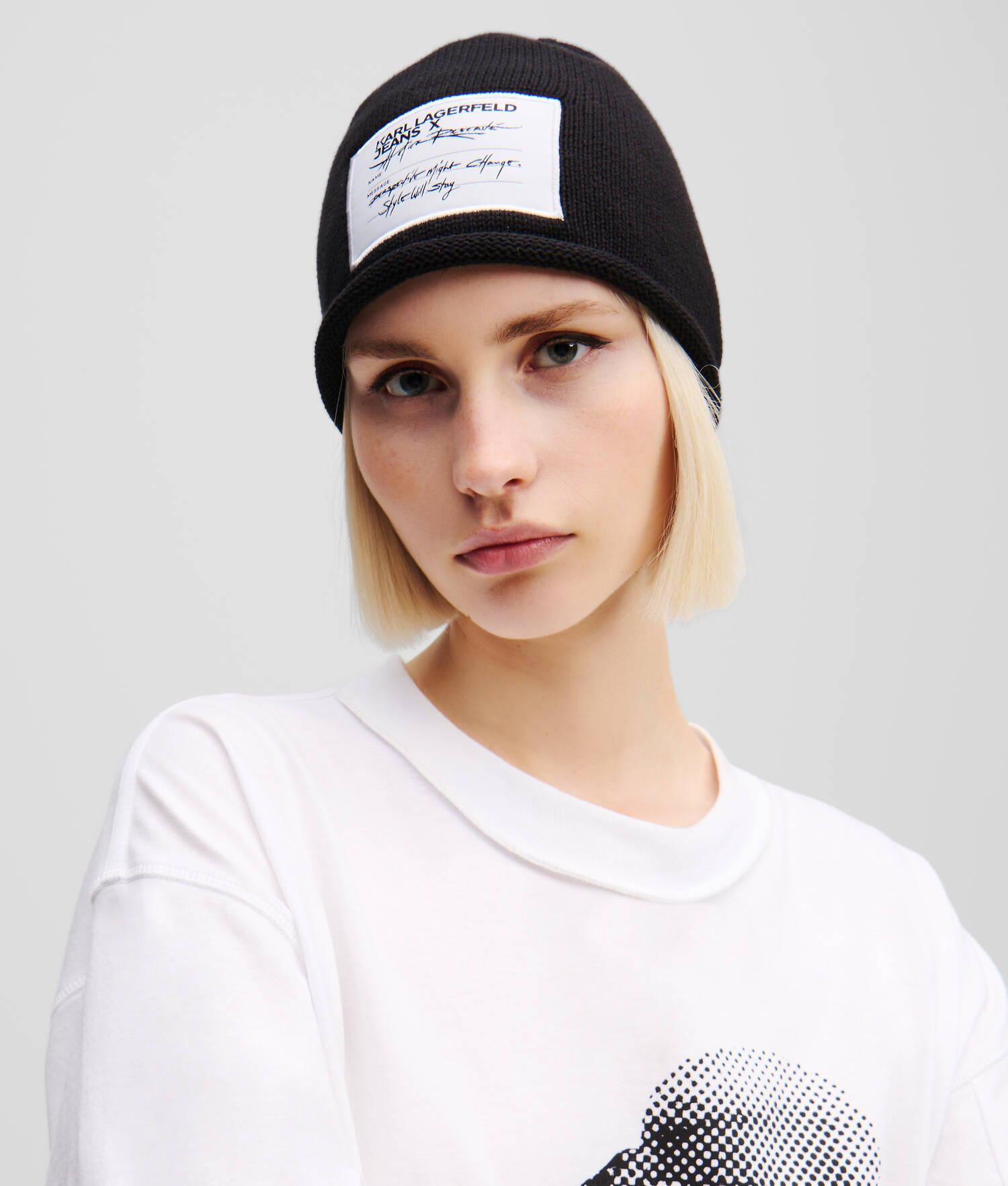 BONNET KLJ X ATELIER RESERVÉ - Noir lavé