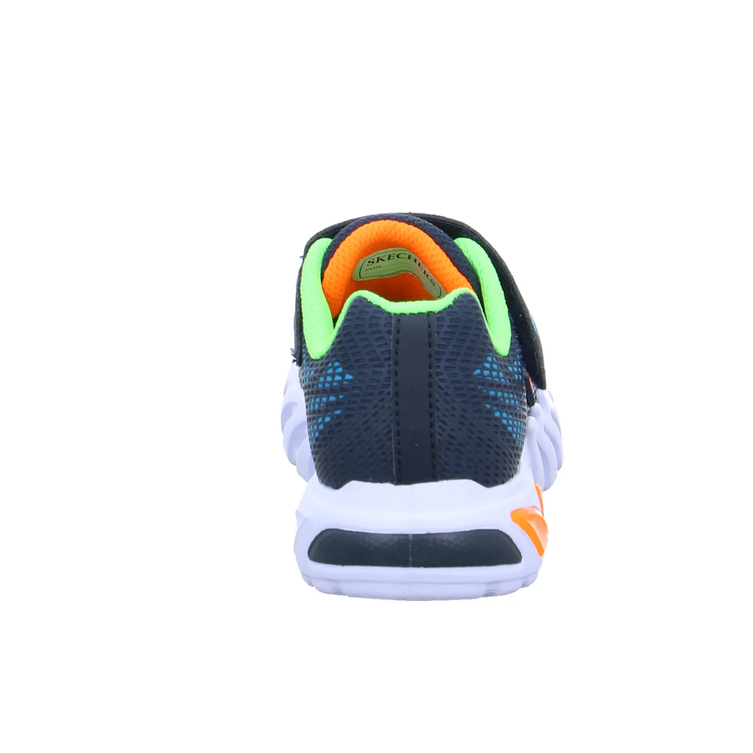 SKECHERS Kleinkinder-Halbschuh Klett Blau Textil  Sneaker