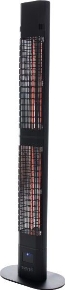 Sunred Patioverwarmer Royal Diamond Dark 3000W - Rose Gold Carbon Zwart