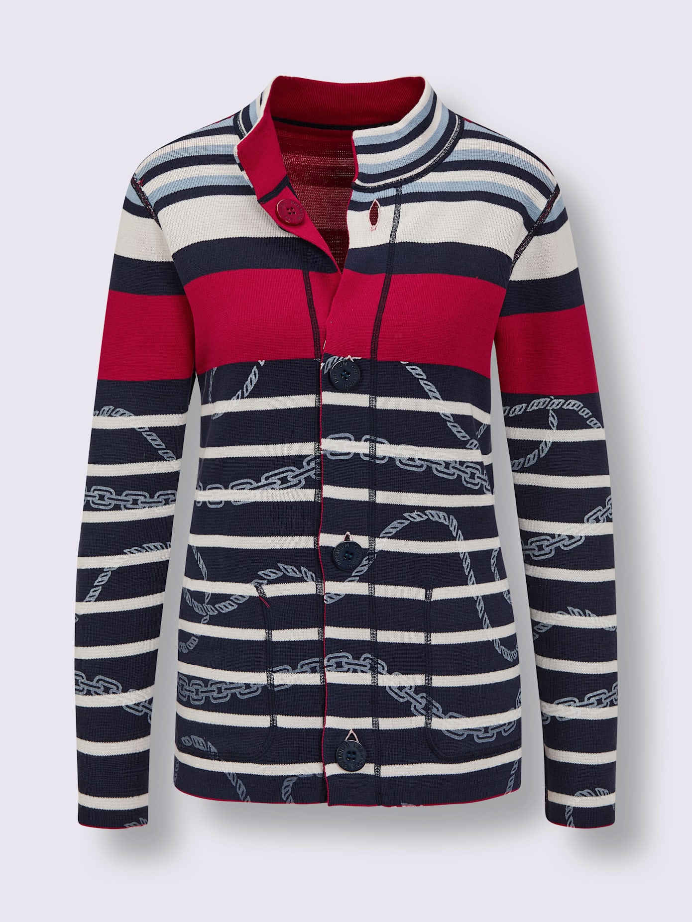 Veste en tricot, modal et coton mélange de modal doux