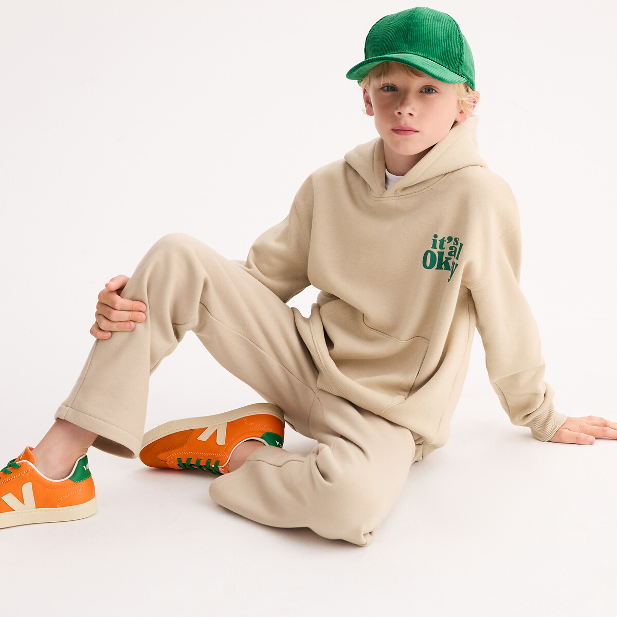 COLEÇÕES LA REDOUTE<br>Calças de jogging achatadas