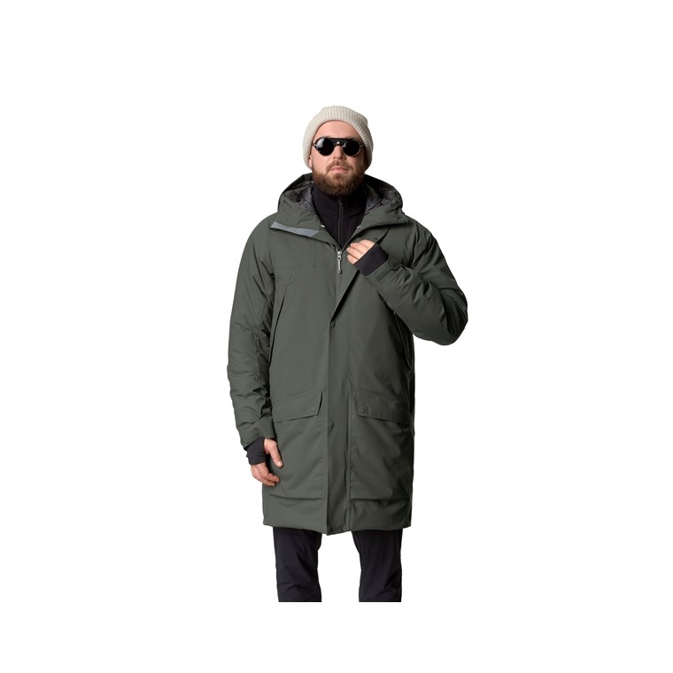 Houdini M'S Fall In Parka Baremark Green