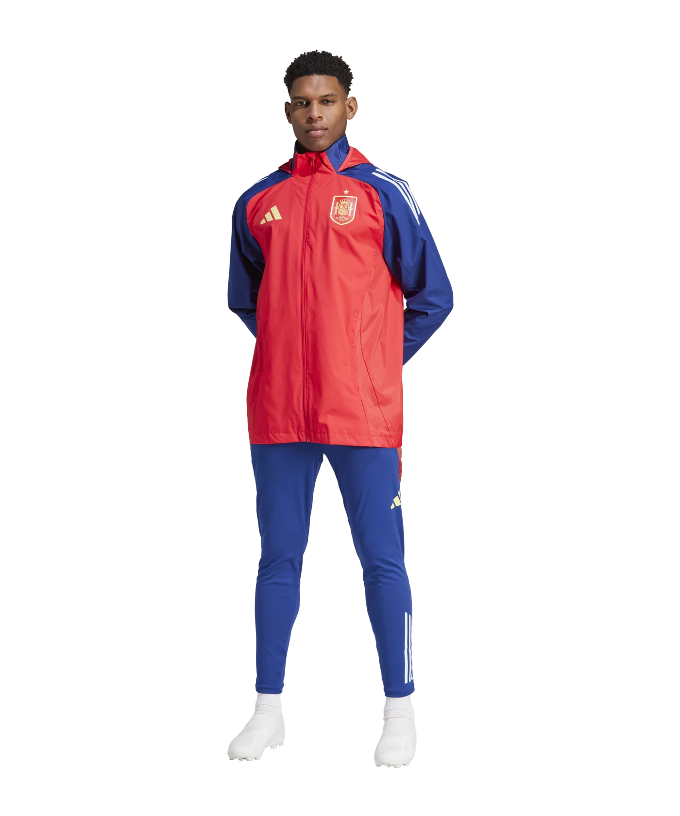 adidas Spanien Regenjacke EM 2024 Rot