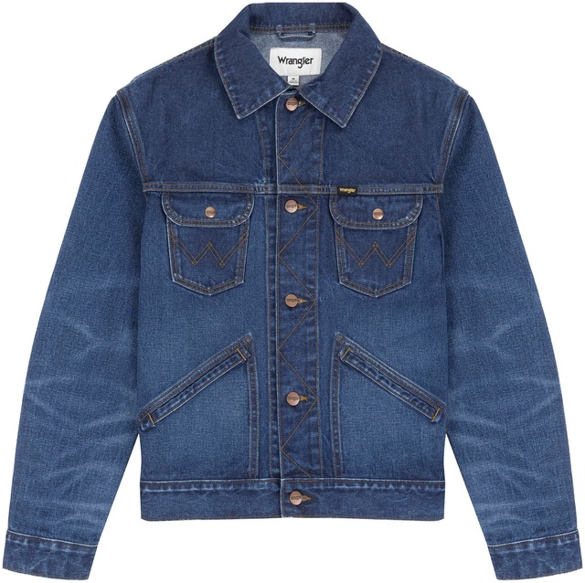 Wrangler Jeansjacke »124MJ« mit Ziernähten
