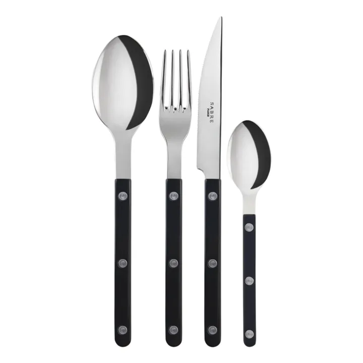 Sabre Couverts 4 pièces - Set de 4 | Noir