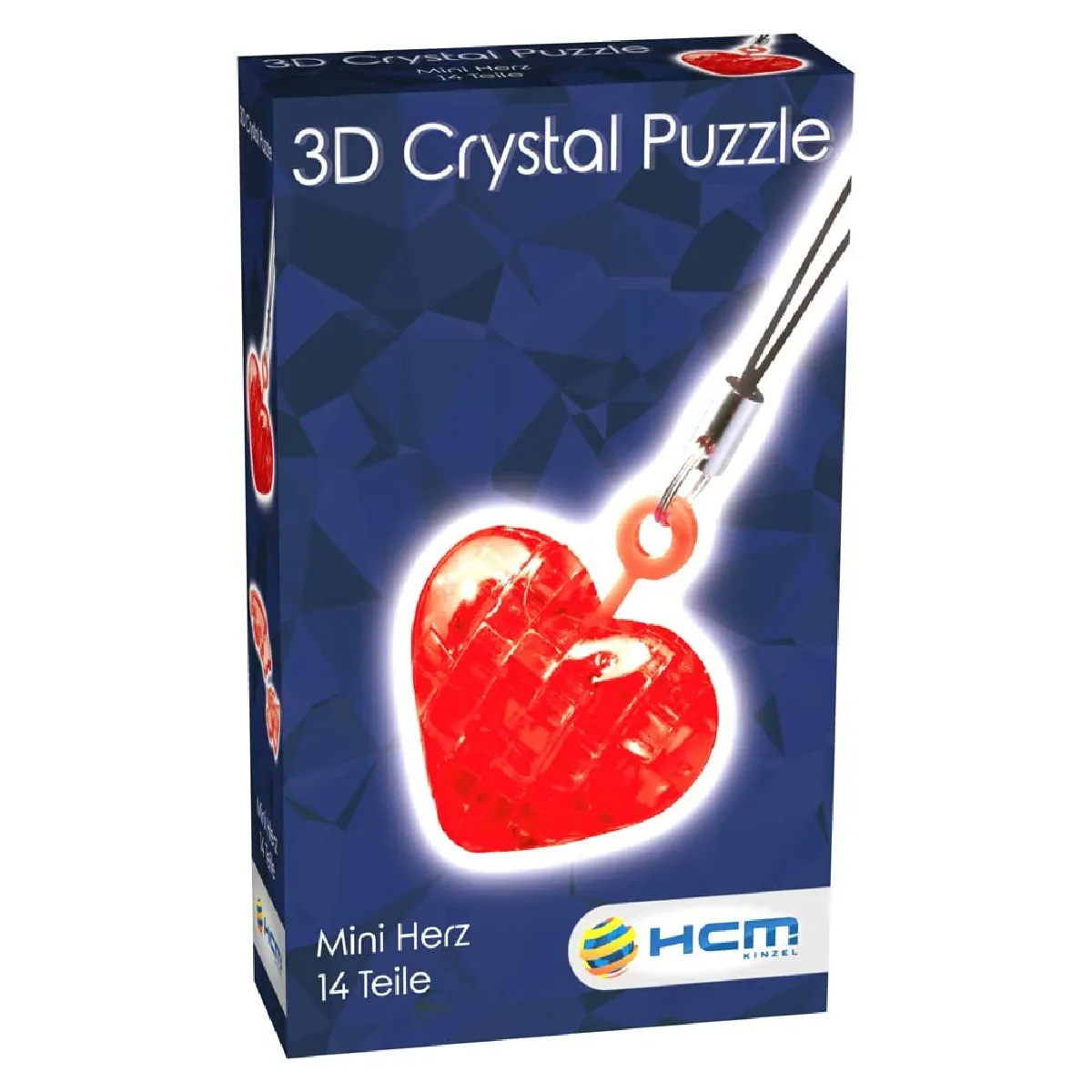 HCM Kinzel 3D Crystal Mini Cœur Rouge