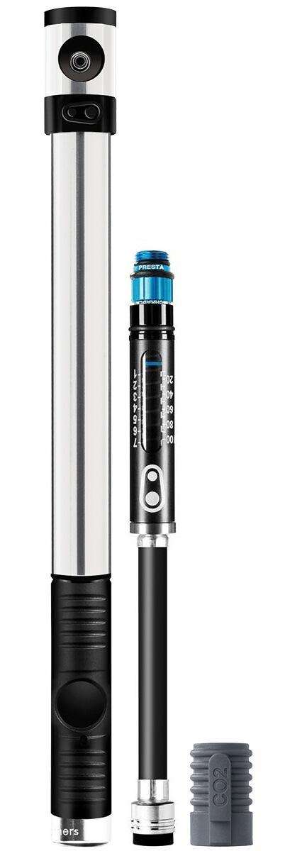 Crankbrothers Klic HP  Minipomp/CO2-Pomp Zilver