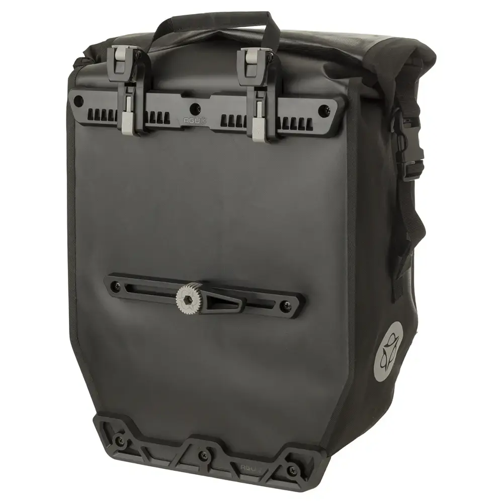AGU Clean Single Shelter Click'nGo Large 21L Achtertas Reflective Grijs