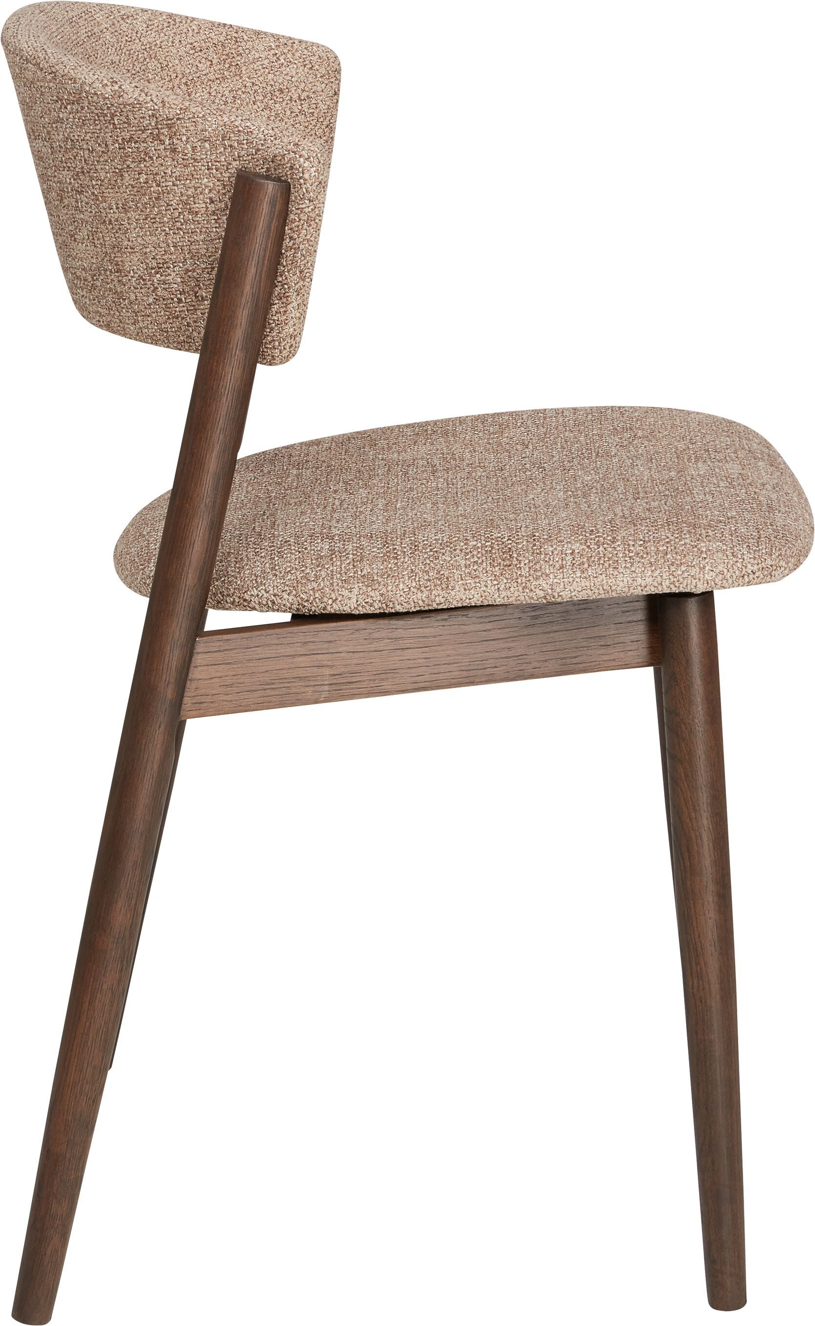ADIRA Stuhl - Eiche dunkel / B: 53.5 cm x T: 50.4 cm x H: 78.0 cm