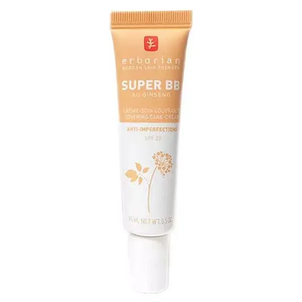Erborian Super BB Cream - Tratamento Anti-Imperfeições FPS 20 Dourado 15ml