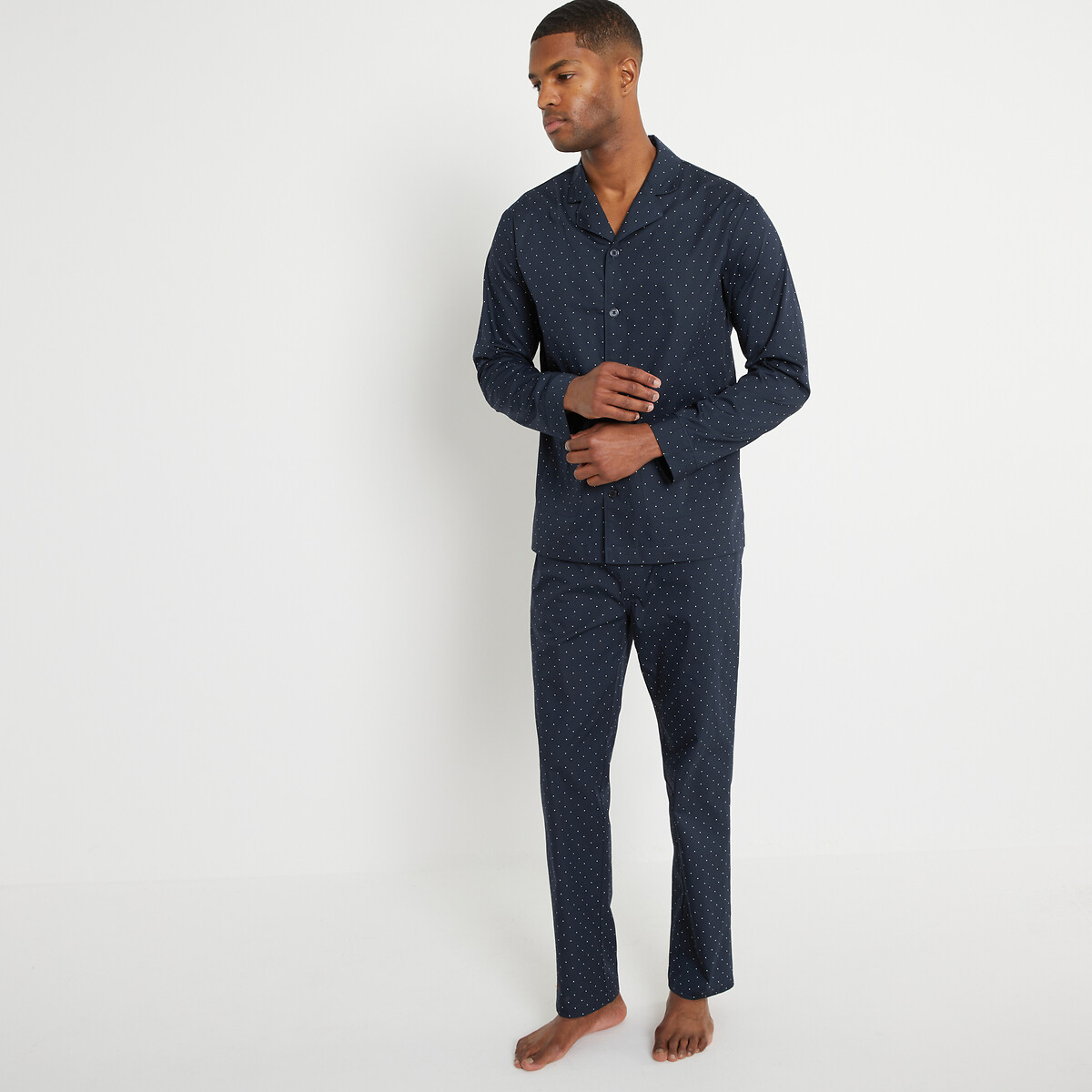 COLEÇÕES LA REDOUTE<br>Pijama de 2 peças com bolinhas