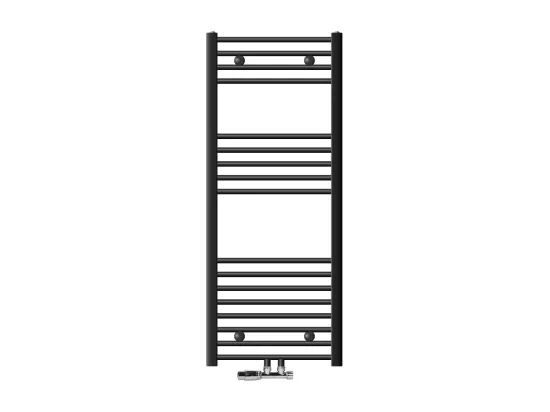 Radiateur Salle de Bain 500x1200 mm Anthracite Droite Raccord Central au Bas