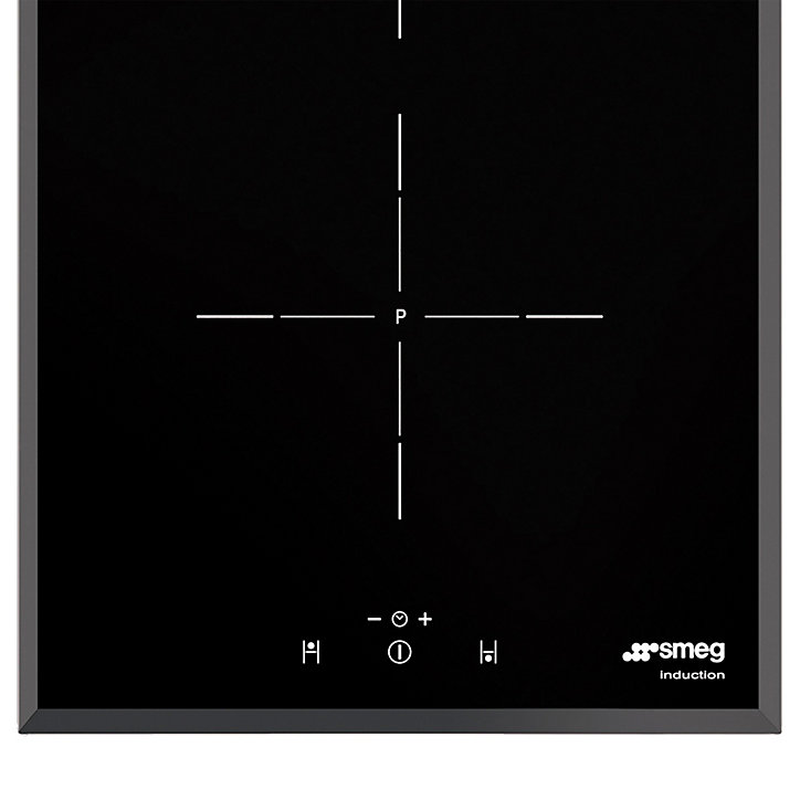 Plaque de cuisson à induction 2 foyers Universel L. 30 cm SI5322B Smeg noir